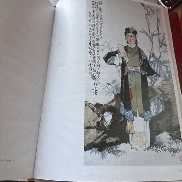 Chinese Paintings by Li Jianchen Piantings HC DJ Very Rare! Watercolor Art Book - Picture 6 of 16